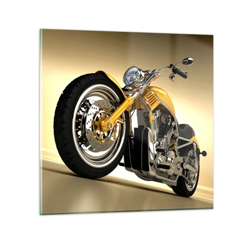 Quadro em vidro - O sonho da força e da velocidade - 60x60 cm