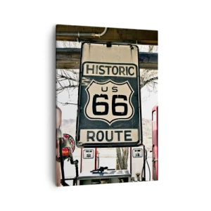 Quadro em tela - Viagens retro americanas - 50x70 cm