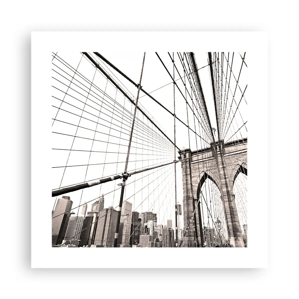 Pôster - Catedral de Nova York - 40x40 cm
