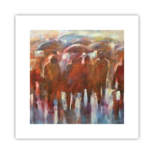 Pôster - Iguais na chuva e no nevoeiro - 30x30 cm