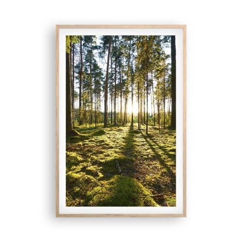Pôster com moldura de carvalho claro - ...Além das sete florestas - 61x91 cm