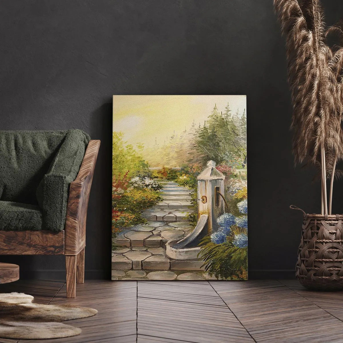 Quadro em tela - Em pleno florescimento - 70x100 cm