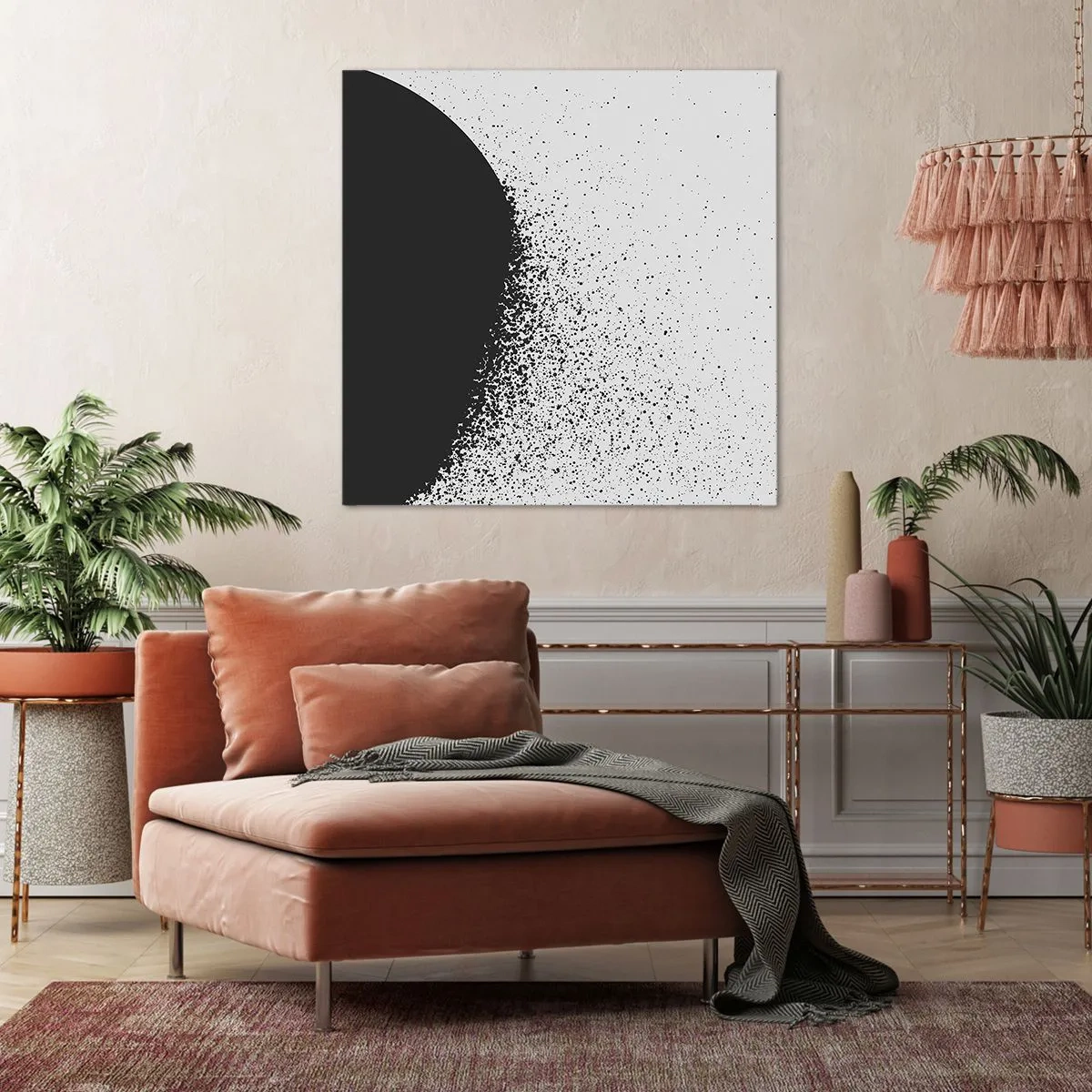 Quadro em tela - Movimento das moléculas - 30x30 cm