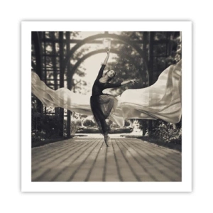 Pôster - A dança do espírito do jardim - 60x60 cm