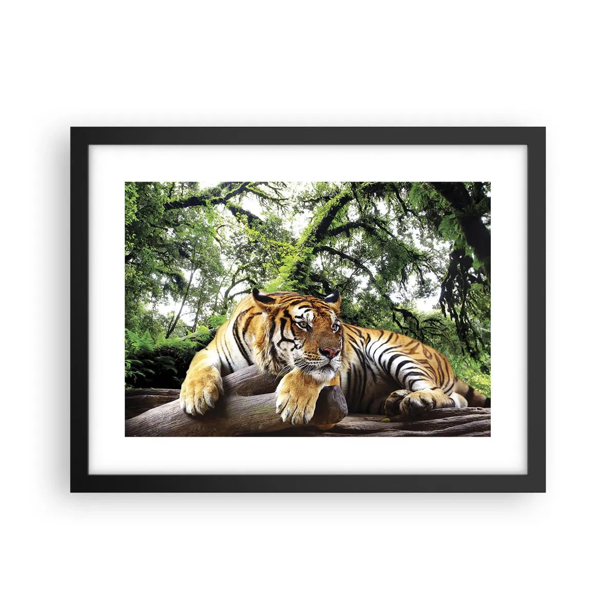 Pôster com moldura preta - Com os melhores cumprimentos - 40x30 cm