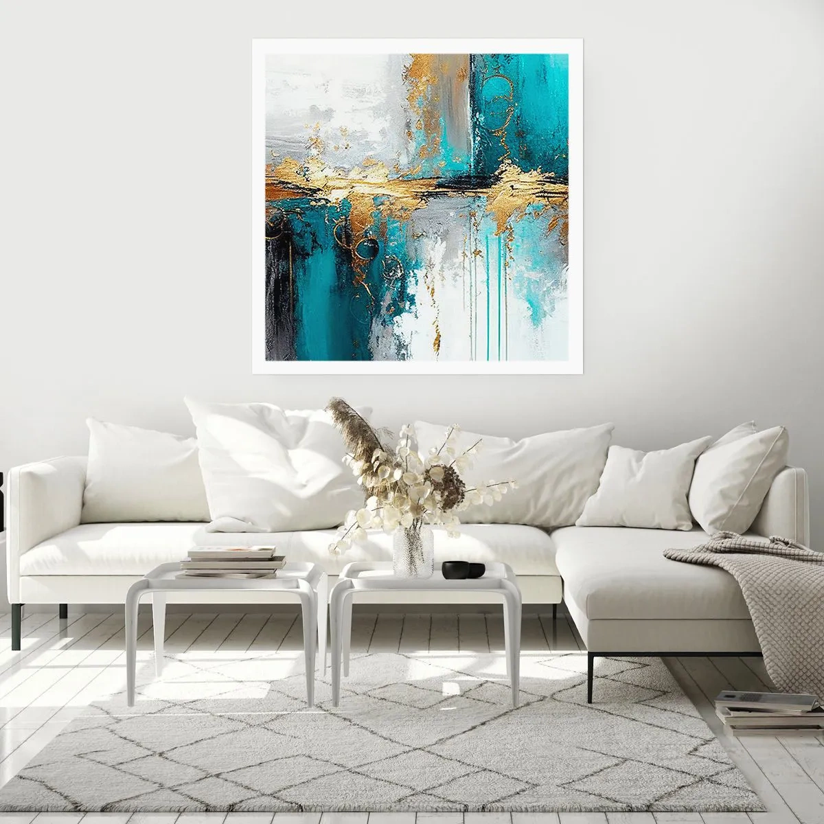 Pôster - Tudo flui - 60x60 cm