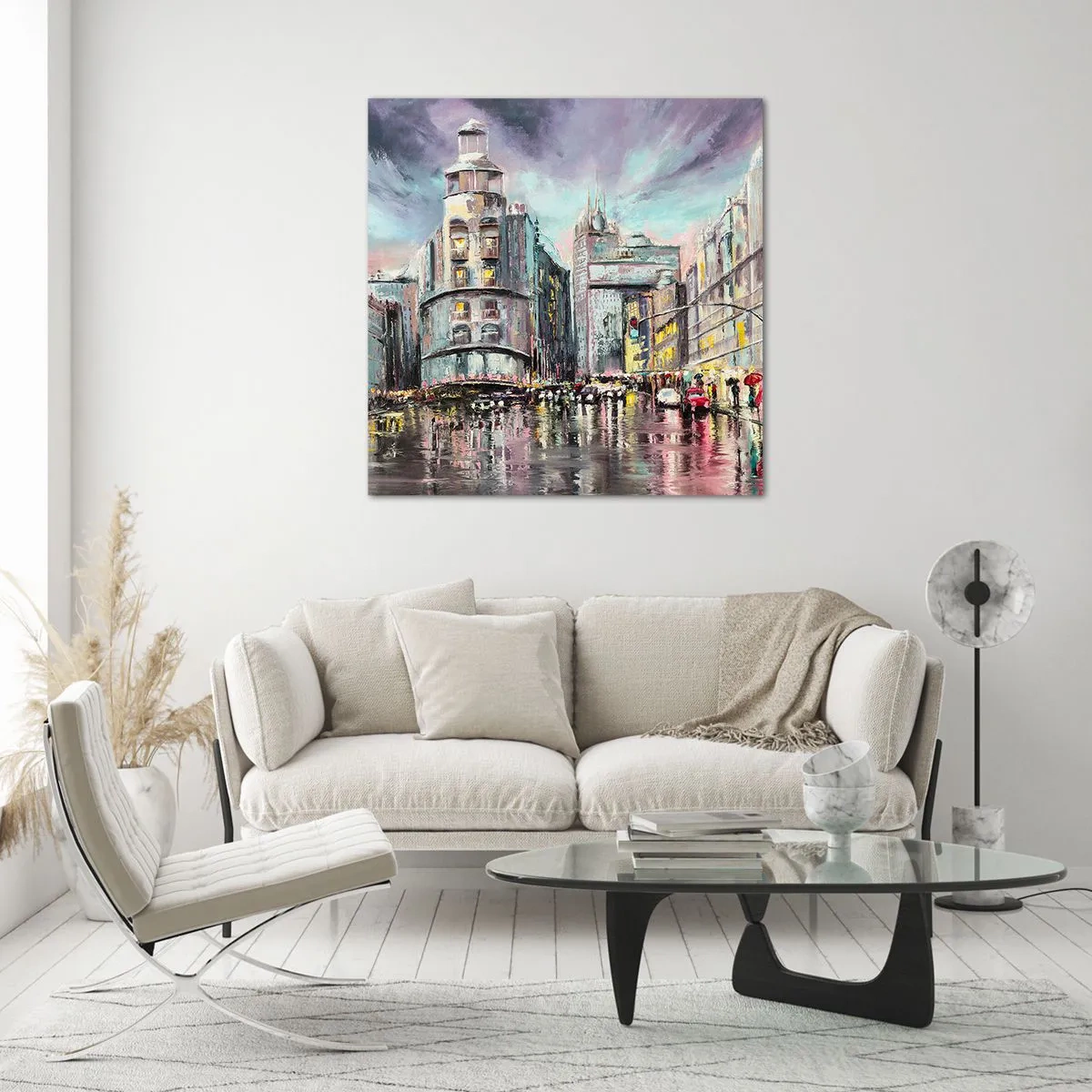 Quadro em vidro - Será uma noite de sucesso - 70x70 cm