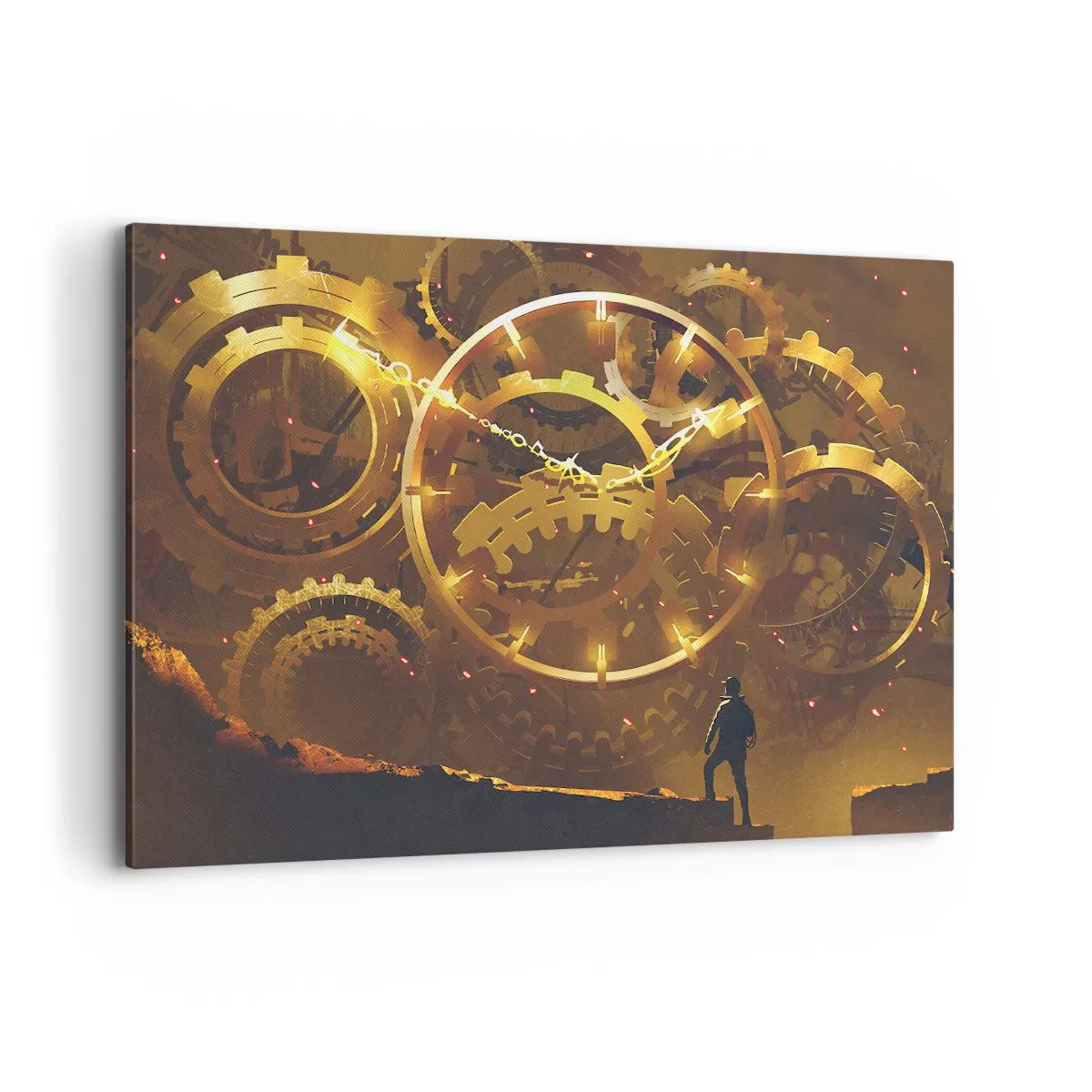 Quadro em tela - Na origem do tempo - 100x70 cm