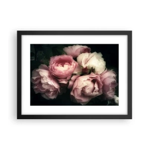 Pôster com moldura preta - O encanto da belle epoque - 40x30 cm