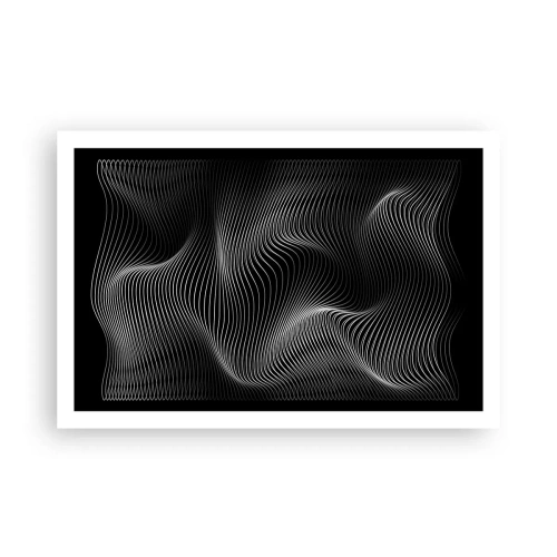 Pôster - Dança de luz no espaço - 91x61 cm