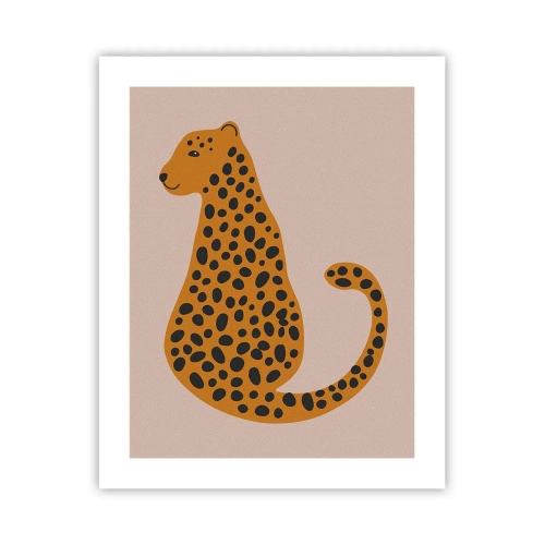 Pôster - A estampa de leopardo está na moda - 40x50 cm