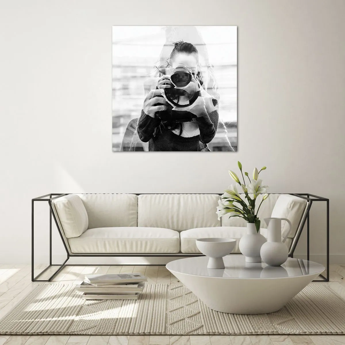 Quadro em vidro - Criador e material - 40x40 cm