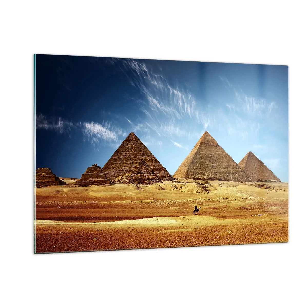 Quadro em vidro - 40 séculos vos contemplam - 120x80 cm