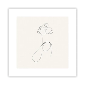 Pôster - Enrolada em sonhos - 30x30 cm