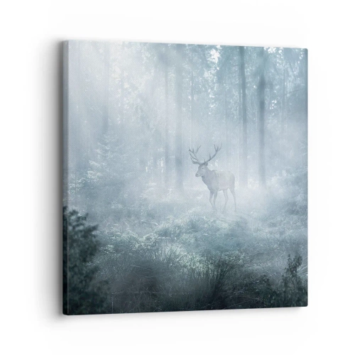 Quadro em tela - Passeio matinal à volta da propriedade - 30x30 cm