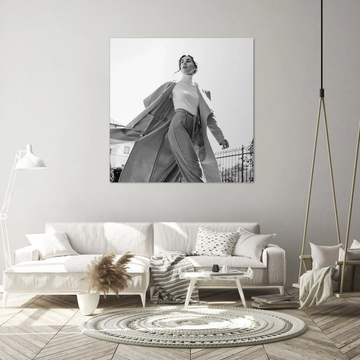 Quadro em tela - Vens comigo? - 60x60 cm