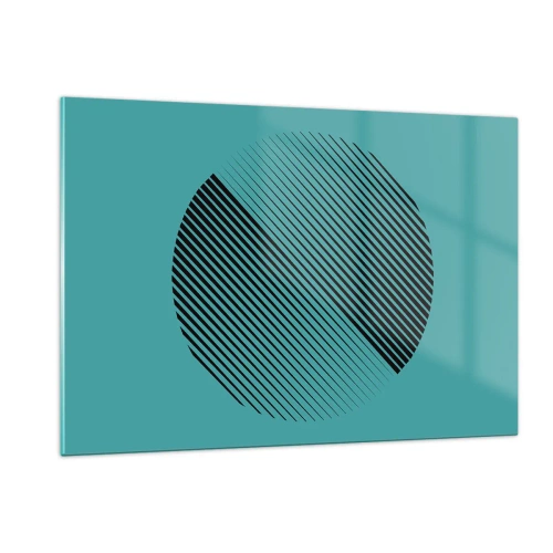 Quadro em vidro - Círculo – uma variação geométrica - 120x80 cm