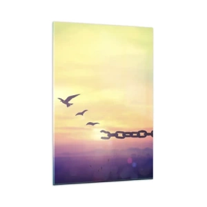 Quadro em vidro - A vitória da liberdade - 80x120 cm