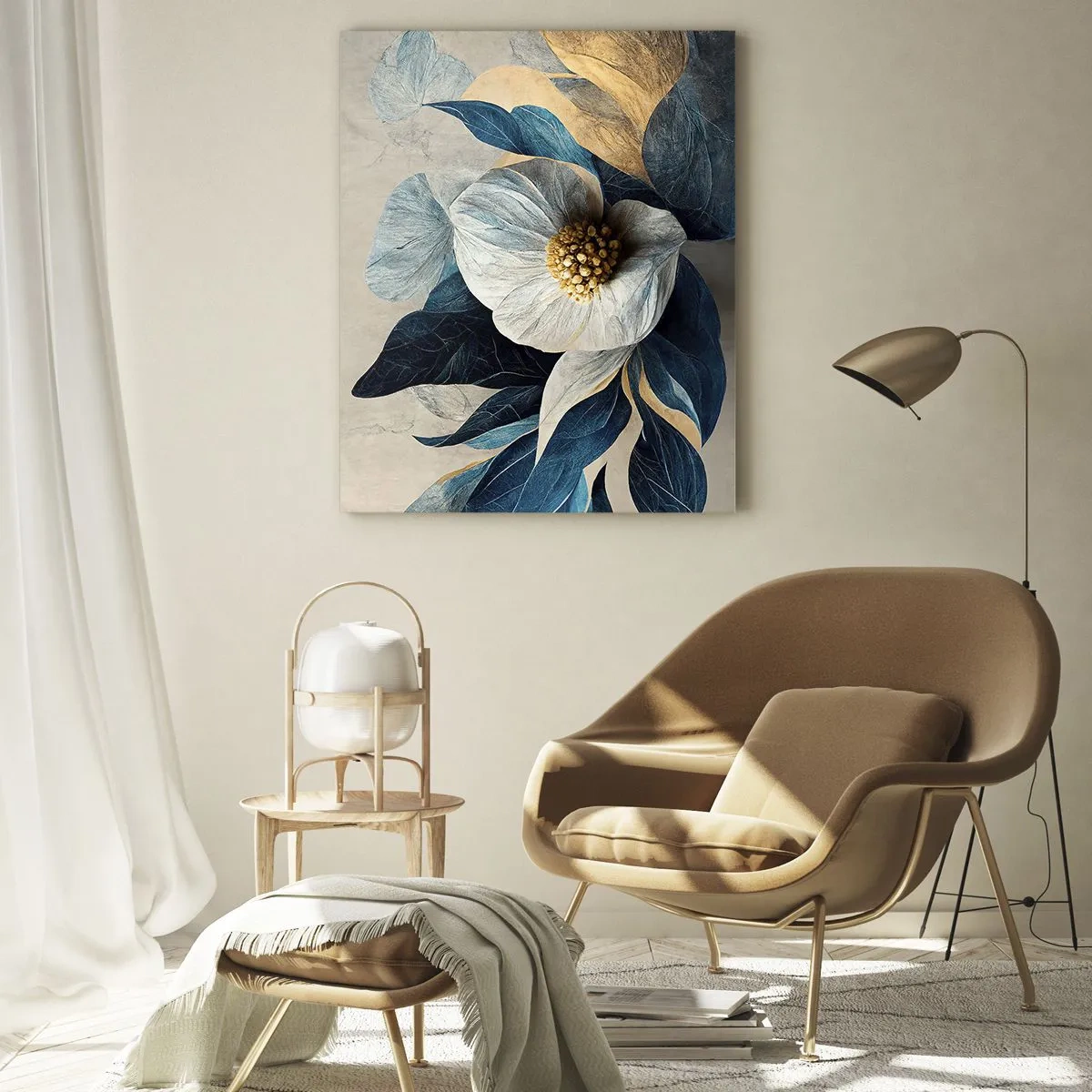 Quadro em vidro - Tem um coração de ouro - 50x70 cm