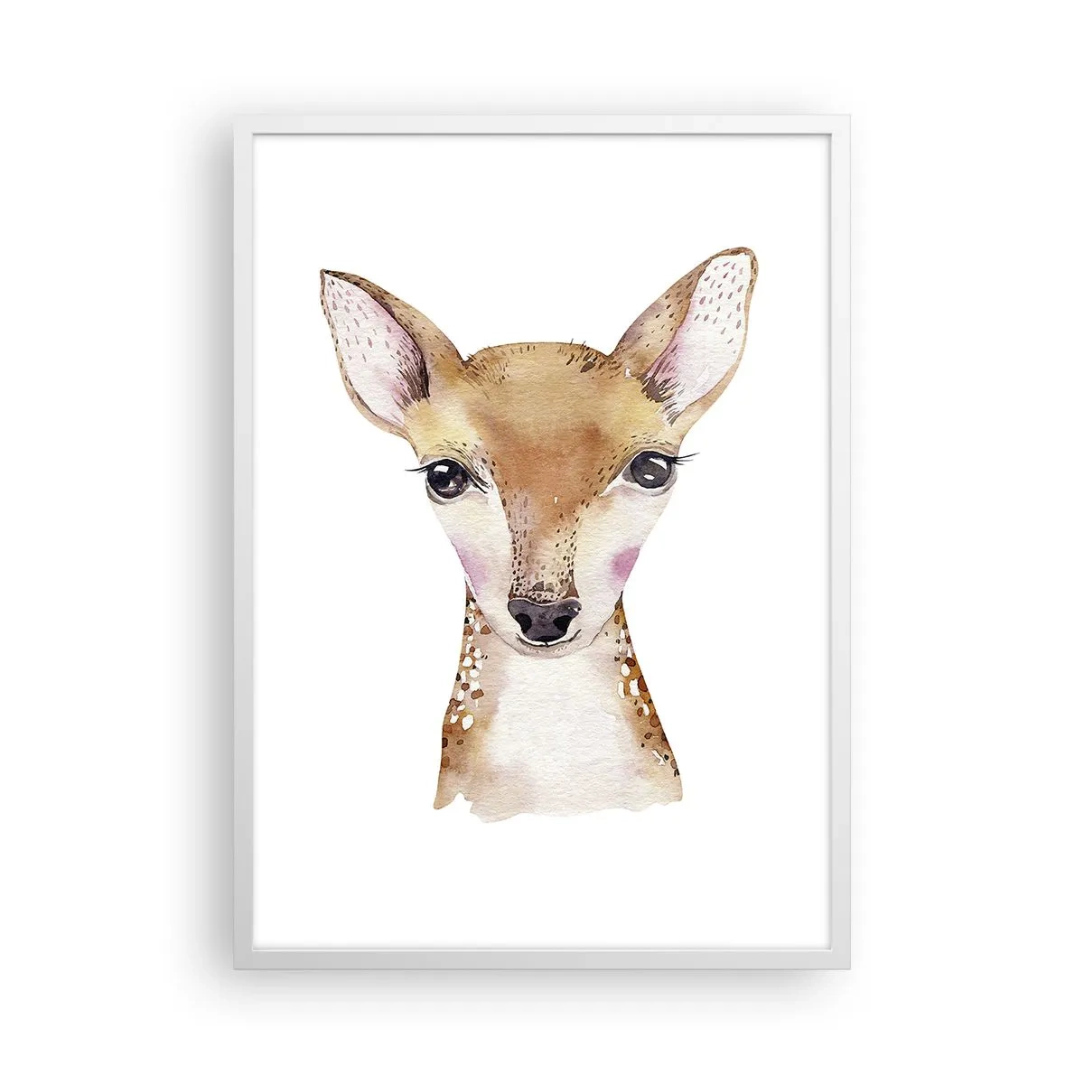 Pôster em moldura branca - A Natureza da Inocência - 50x70 cm