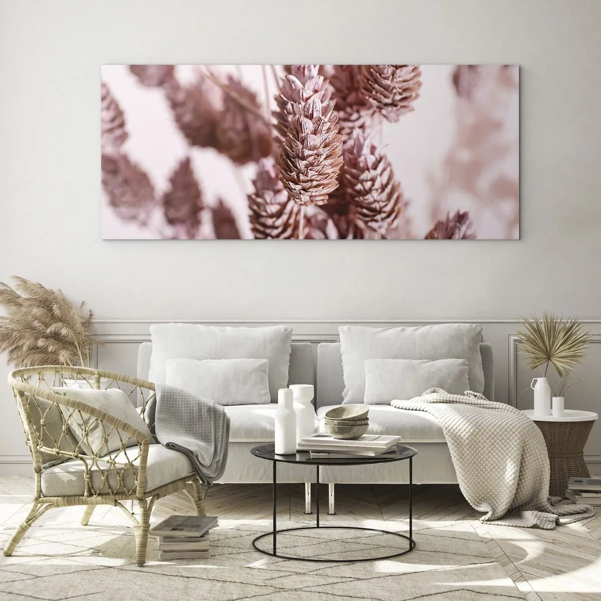 Quadro em vidro - Aparentemente discreto - 140x50 cm