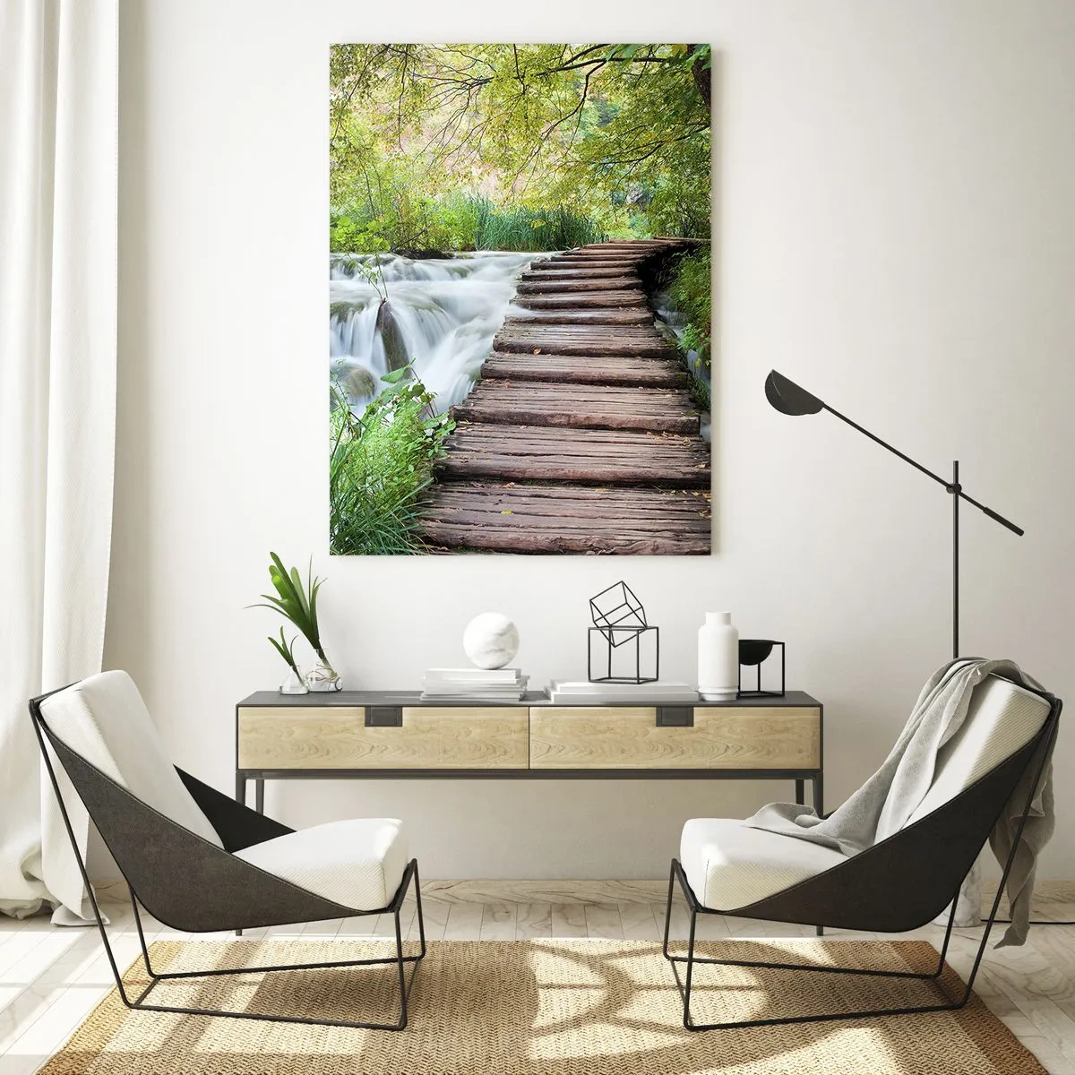 Quadro em vidro - As aparências enganam - 50x70 cm