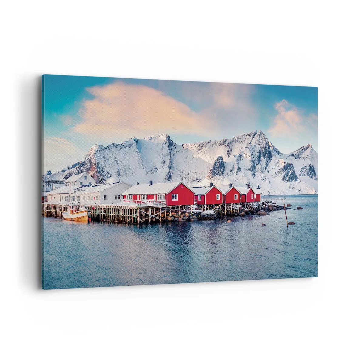 Quadro em tela - Refpugio do Norte - 120x80 cm