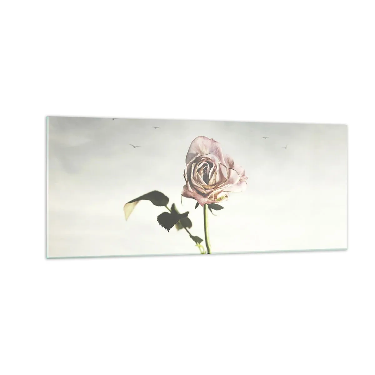 Quadro em vidro - Boas-vindas da primavera  - 100x40 cm