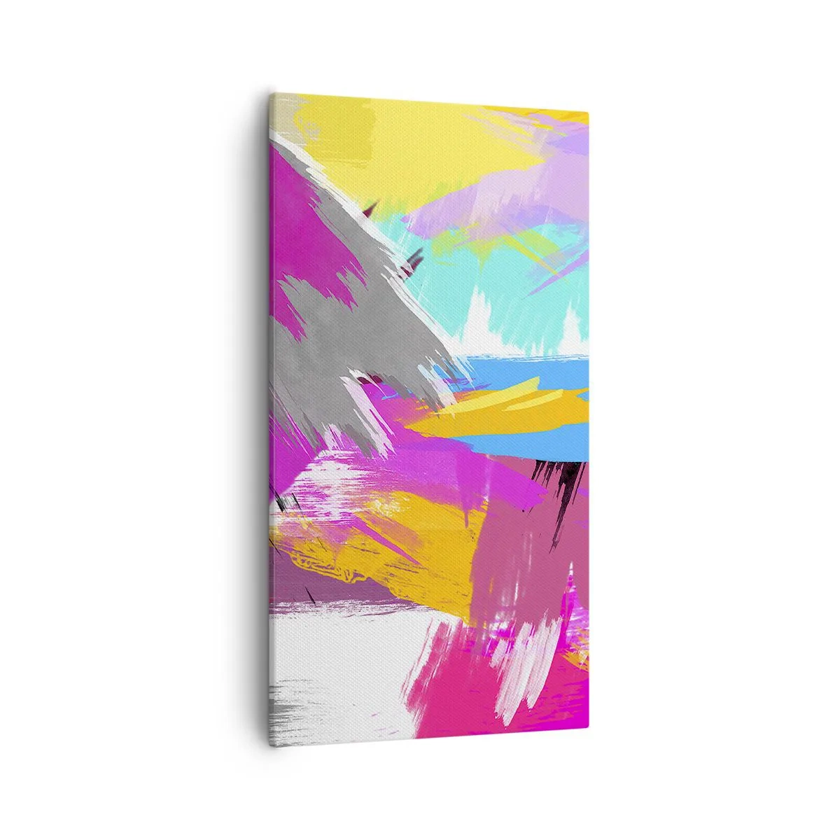 Quadro em tela - Pinte, pinte, mais uma vez - 55x100 cm