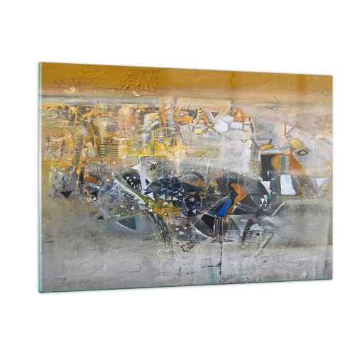 Quadro em vidro - Tudo vai se encaixar - 120x80 cm
