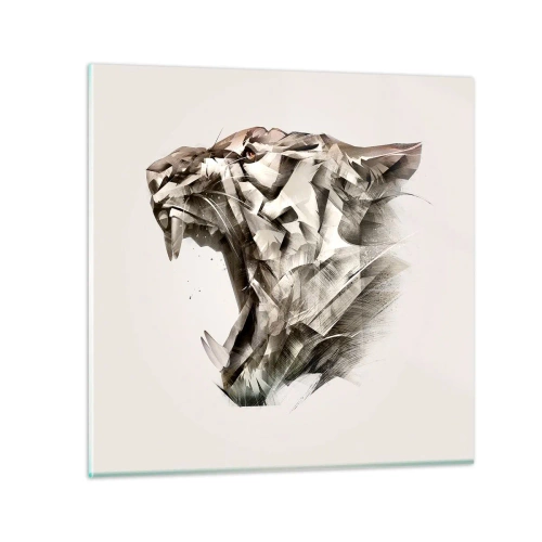 Quadro em vidro - Já sabe quem está no comando - 70x70 cm