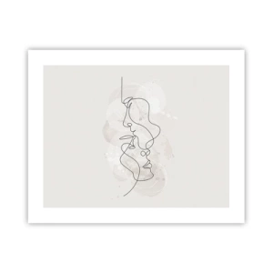 Pôster - Emaranhados num abraço - 50x40 cm