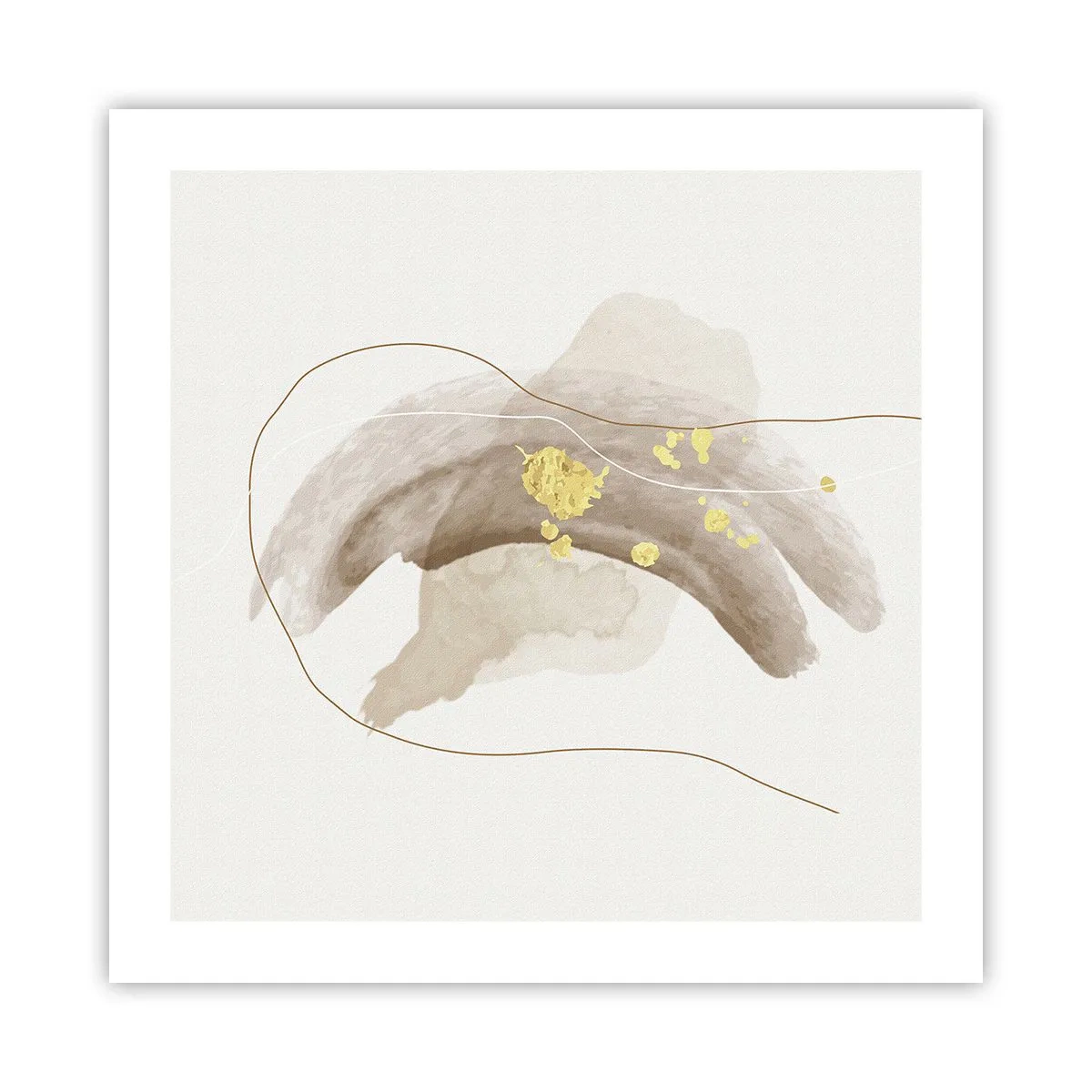 Pôster - Encontrado no espaço - 50x50 cm