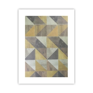 Pôster - Em ângulo com um triângulo - 30x40 cm