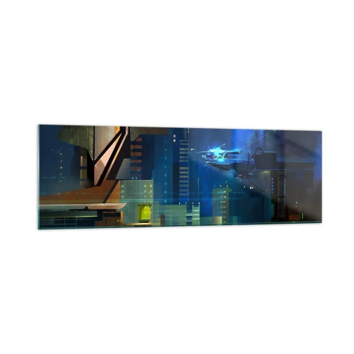 Quadro em vidro - Num futuro próximo - 160x50 cm