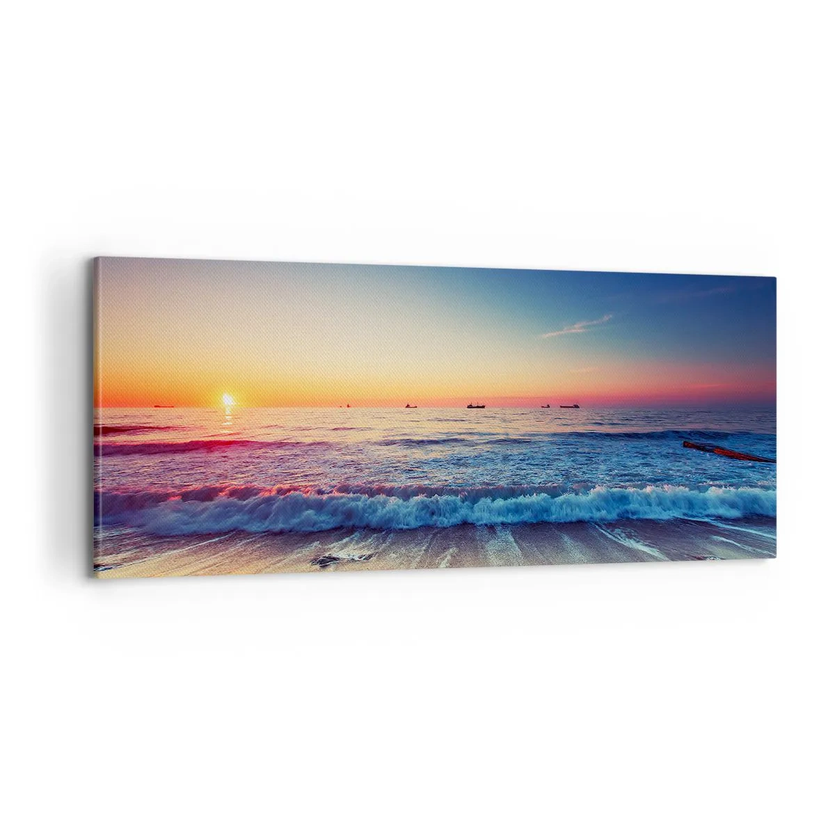 Quadro em tela - E além do horizonte? - 100x40 cm