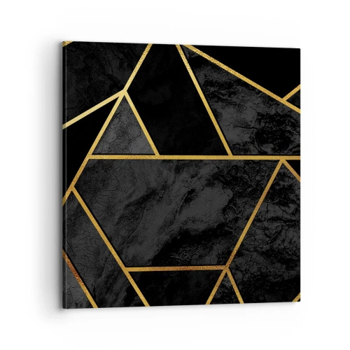 Quadro em tela - Escuridão e esplendor - 70x70 cm