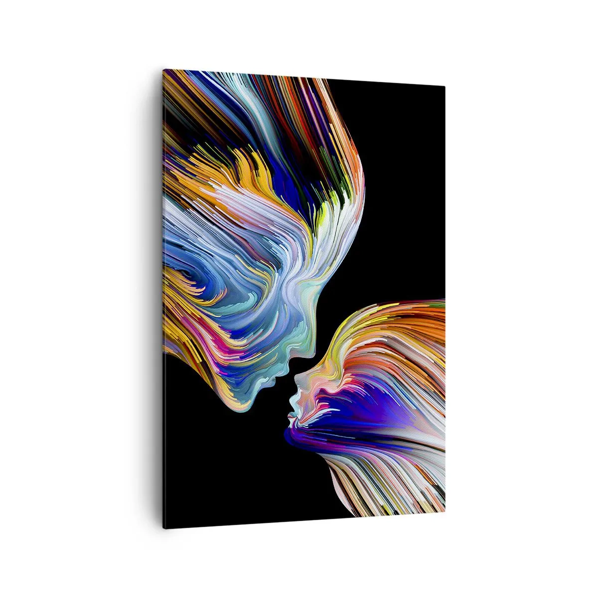 Quadro em tela - Fusão de energia e luz - 70x100 cm