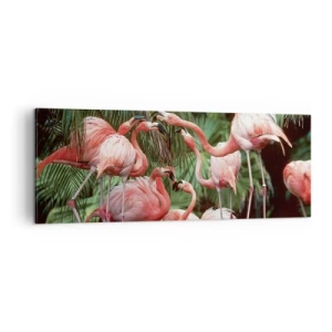 Quadro em tela - Fofocas da tarde - 140x50 cm