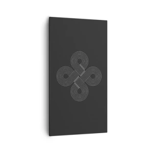 Quadro em tela - No espírito celta - 55x100 cm