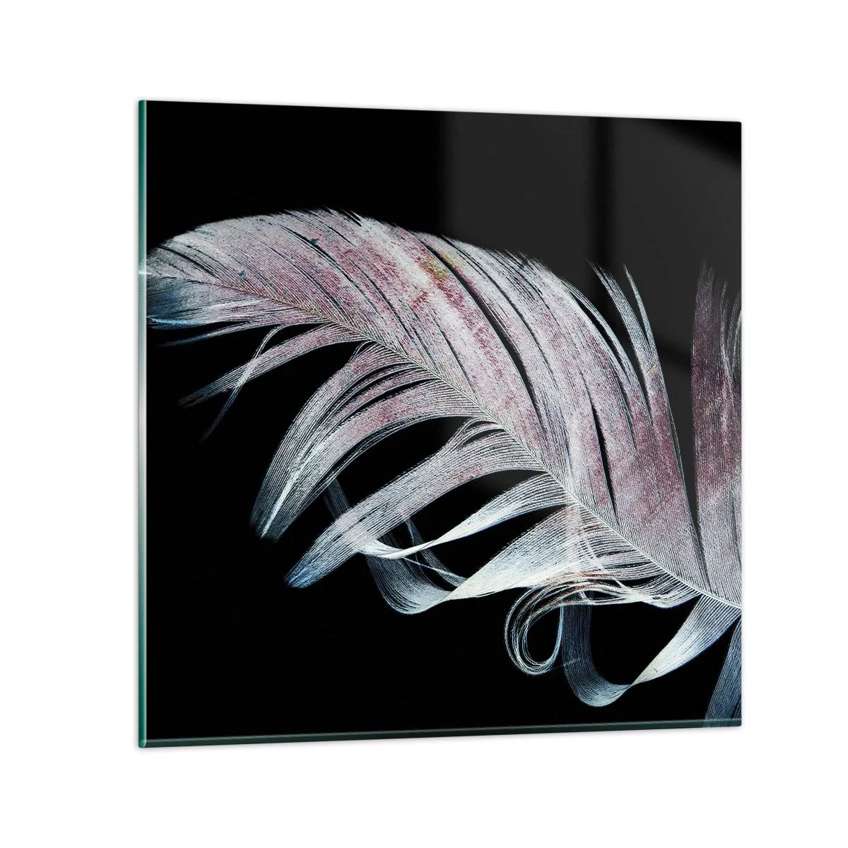 Quadro em vidro - Pense no toque - 70x70 cm