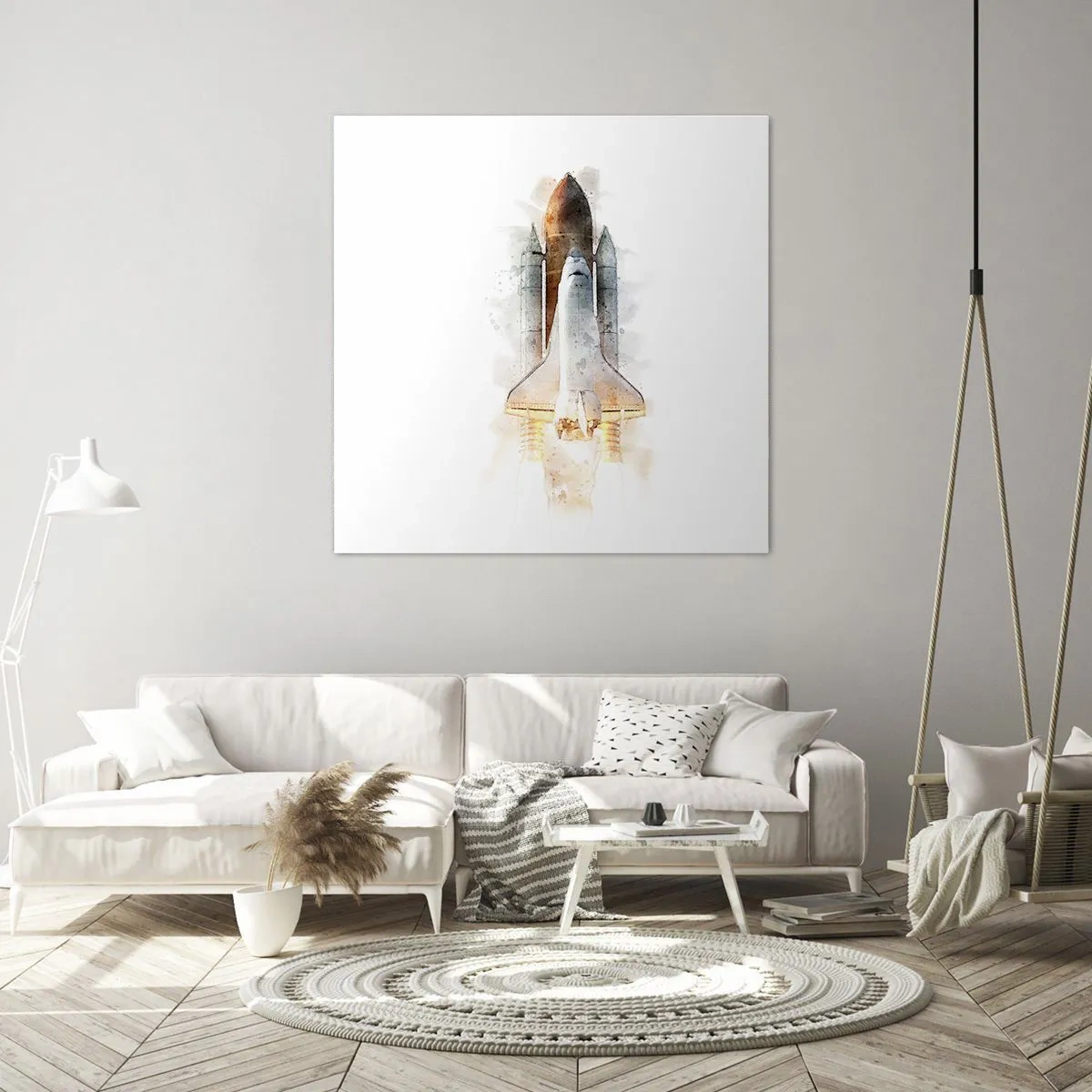 Quadro em tela - Exploradores para iniciantes - 30x30 cm