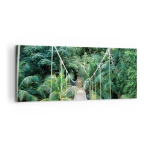 Quadro em tela - Bem-vindo à selva! - 120x50 cm