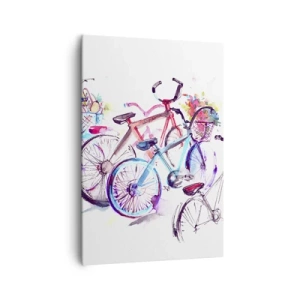 Quadro em tela - Reunião do Clube Antimoto  - 70x100 cm