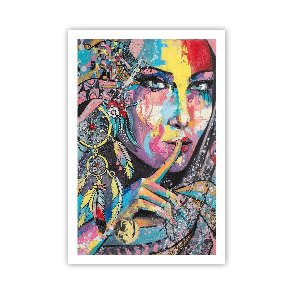 Pôster - Fique em silêncio até compreender - 61x91 cm