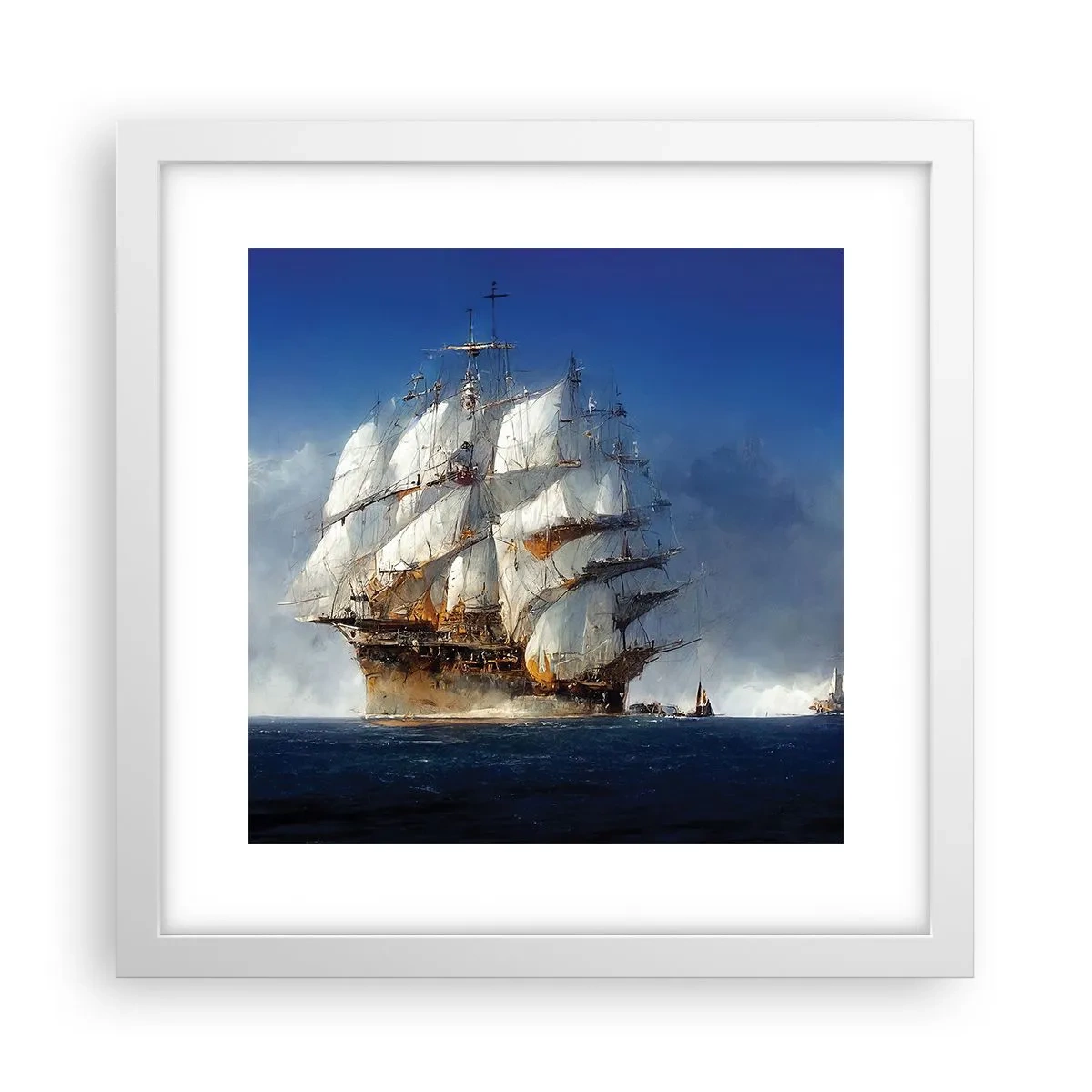 Pôster em moldura branca - A grande glória! - 30x30 cm