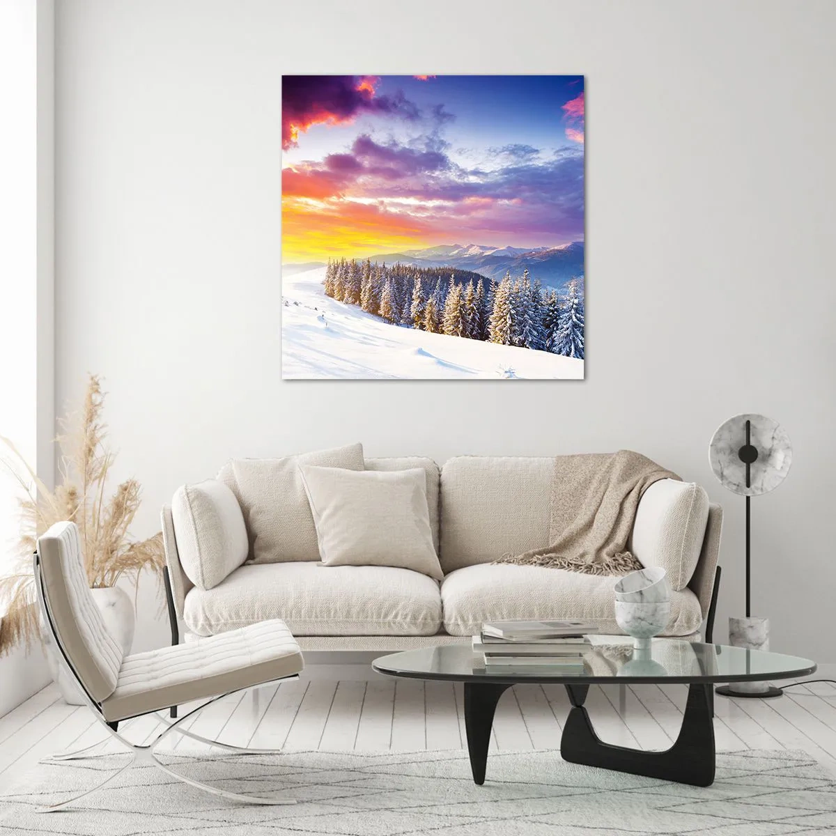 Quadro em vidro - Em plena luz do dia - 30x30 cm