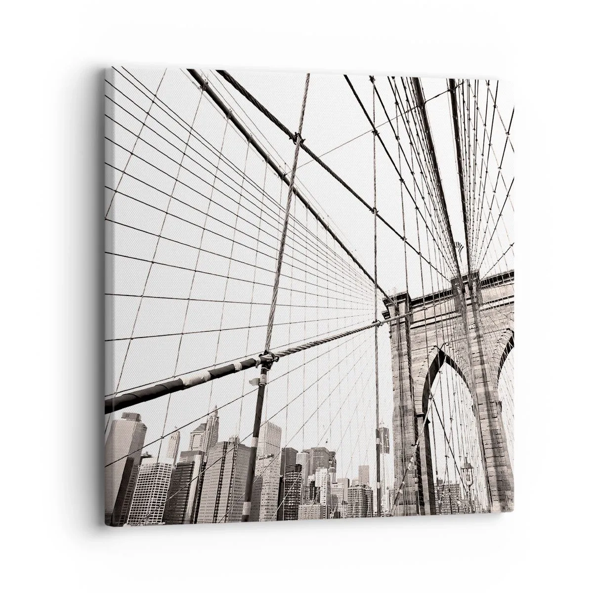 Quadro em tela - Catedral de Nova York - 30x30 cm