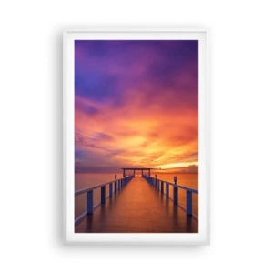 Pôster em moldura branca - Sem fim - 61x91 cm