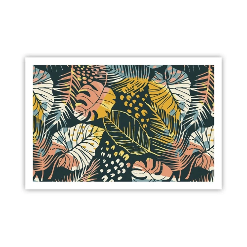 Pôster - Fantasia de folhas - 91x61 cm